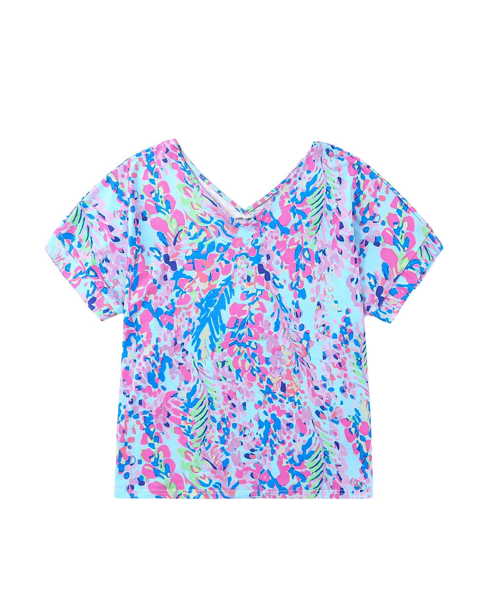 Azura Exchange Floral Print Oversized T-Shirt - L