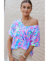 Azura Exchange Floral Print Oversized T-Shirt - M