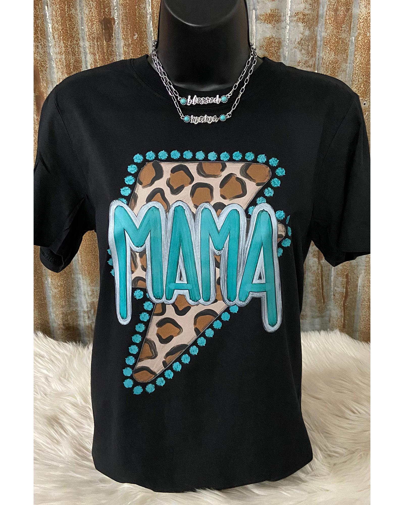 Azura Exchange MAMA Leopard Lightening Graphic Tee - 2XL