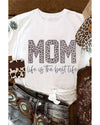 Azura Exchange Leopard Print Graphic T Shirt - M