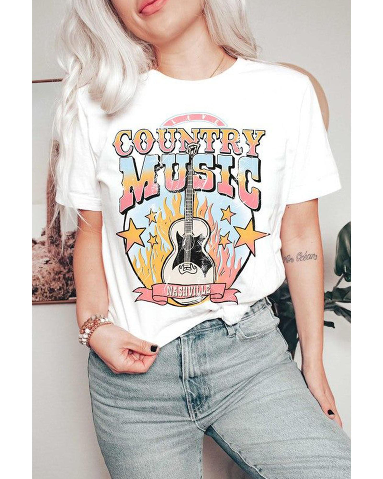 Azura Exchange Nashville Graphic Tee - M