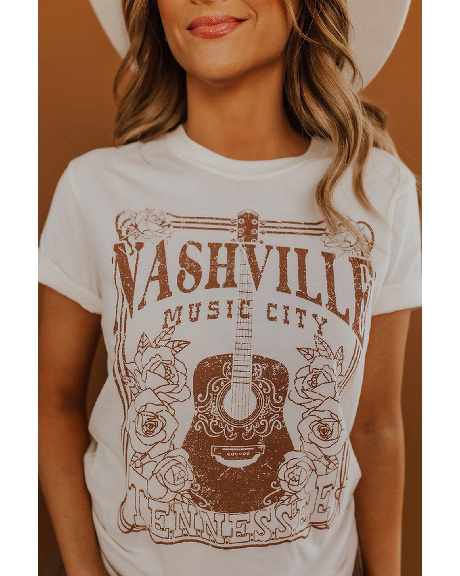 Azura Exchange Nashville Music City Graphic Tee - 2XL