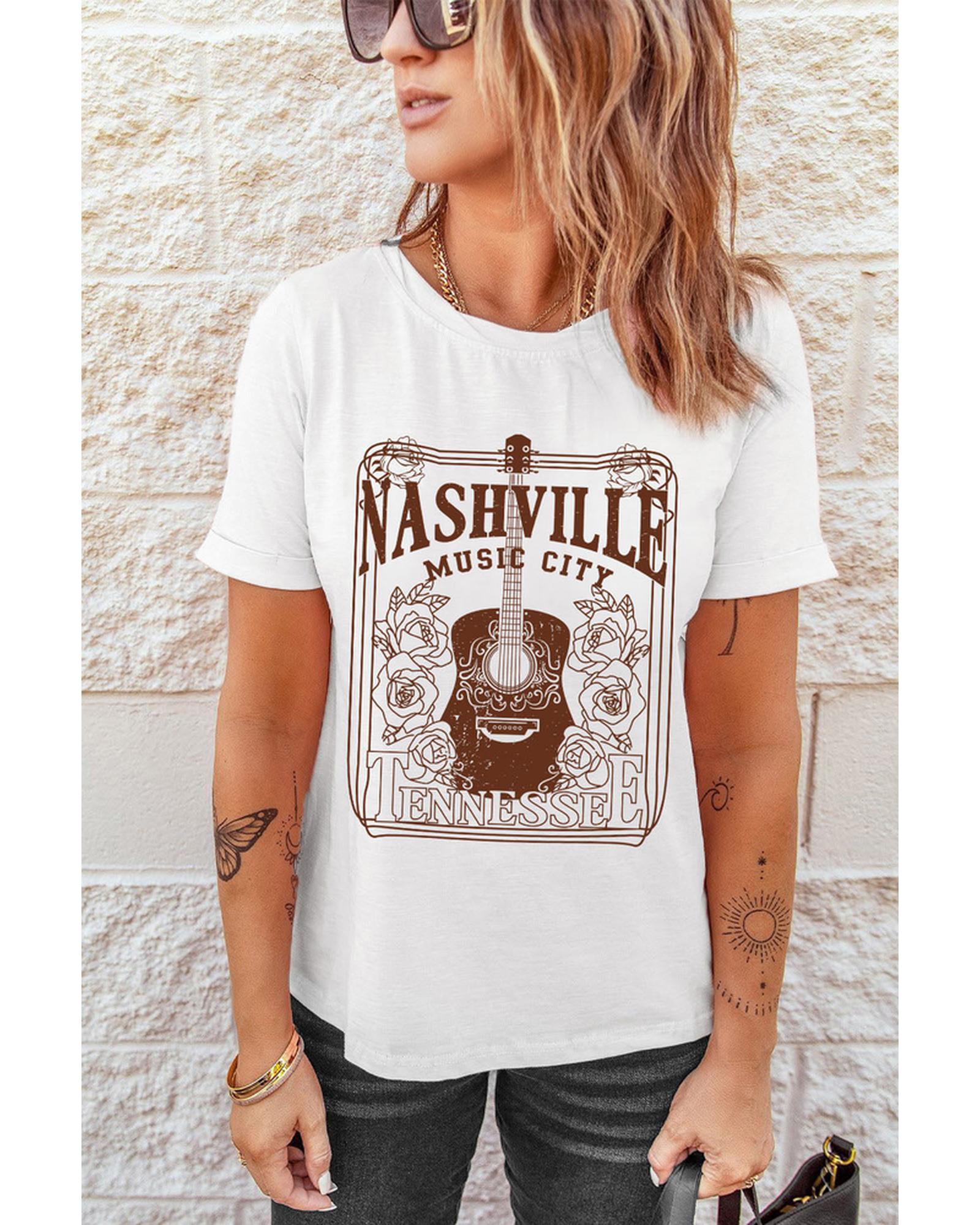 Azura Exchange Nashville Music City Graphic Tee - 2XL