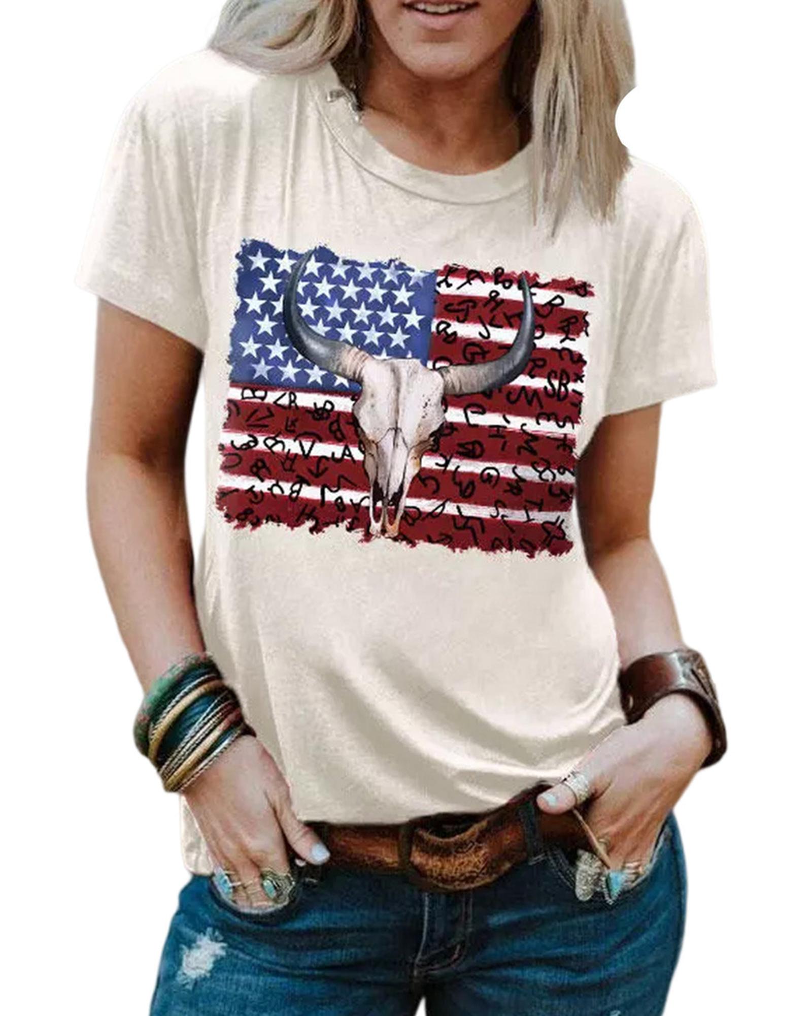 Azura Exchange American Flag Graphic Tee - 2XL