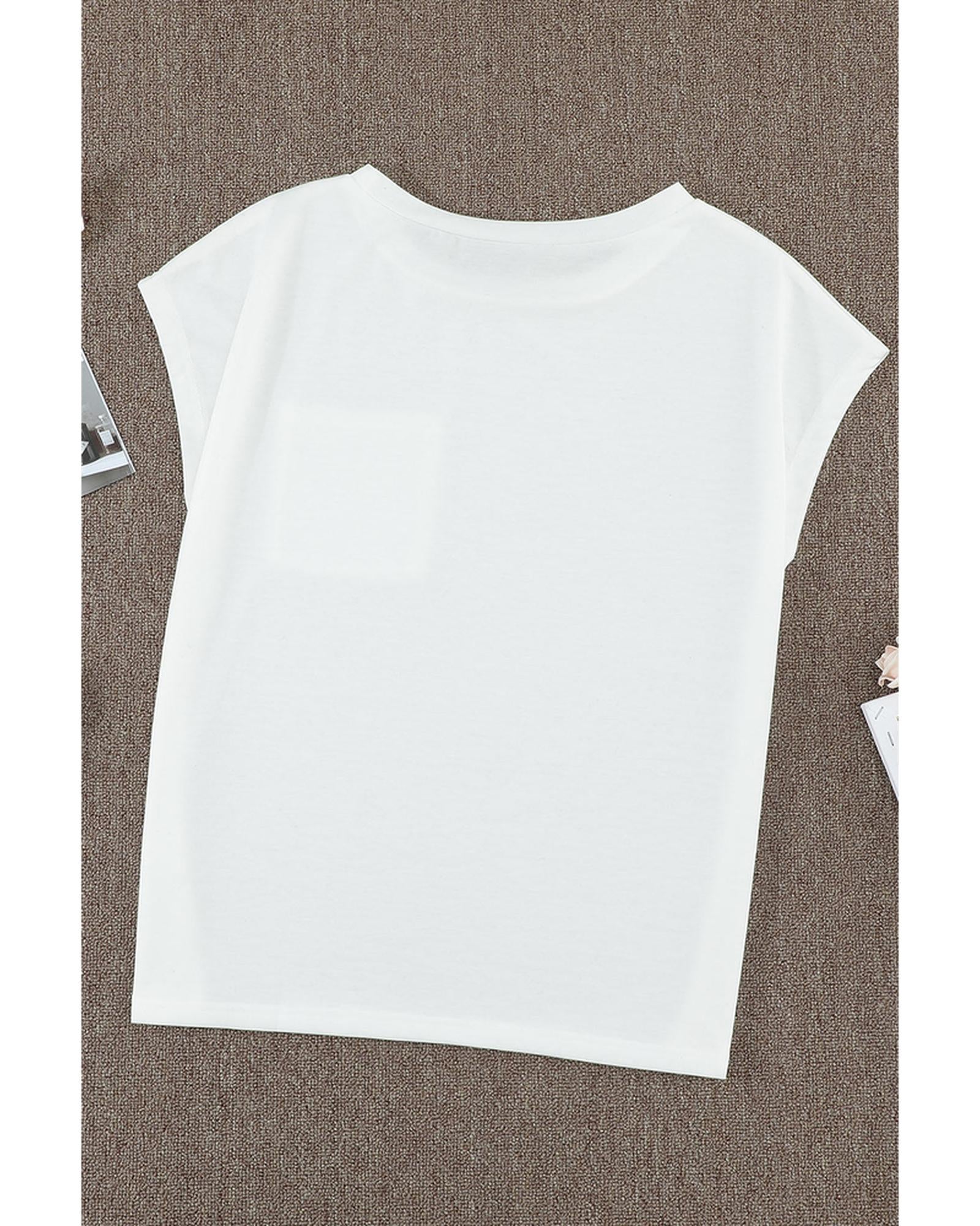 Azura Exchange Pocketed Tee with Side Slits - XL