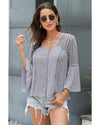 Azura Exchange Crochet Blouse - 2XL