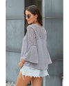 Azura Exchange Crochet Blouse - L