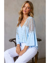 Azura Exchange Du Jour Crochet Blouse - L