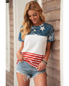 Azura Exchange Stars and Stripes Inspired Top - L