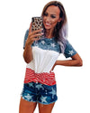 Azura Exchange Stars and Stripes Inspired Top - L