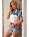 Azura Exchange Stars and Stripes Inspired Top - L