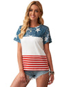 Azura Exchange Stars and Stripes Inspired Top - L