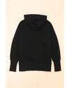 Azura Exchange Batwing Sleeve Hoodie with Pocketed Henley - S