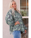 Azura Exchange Camo Print Oversize Hoodie - S