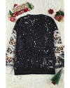Azura Exchange Santa Clause Bleach Print Graphic Sweatshirt - M