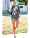 Azura Exchange Graphic Mineral Washed Sweatshirt - XL