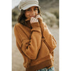 Azura Exchange Exposed Seam Sweatshirt with Zip Collar and Big Flap Pocket - XL