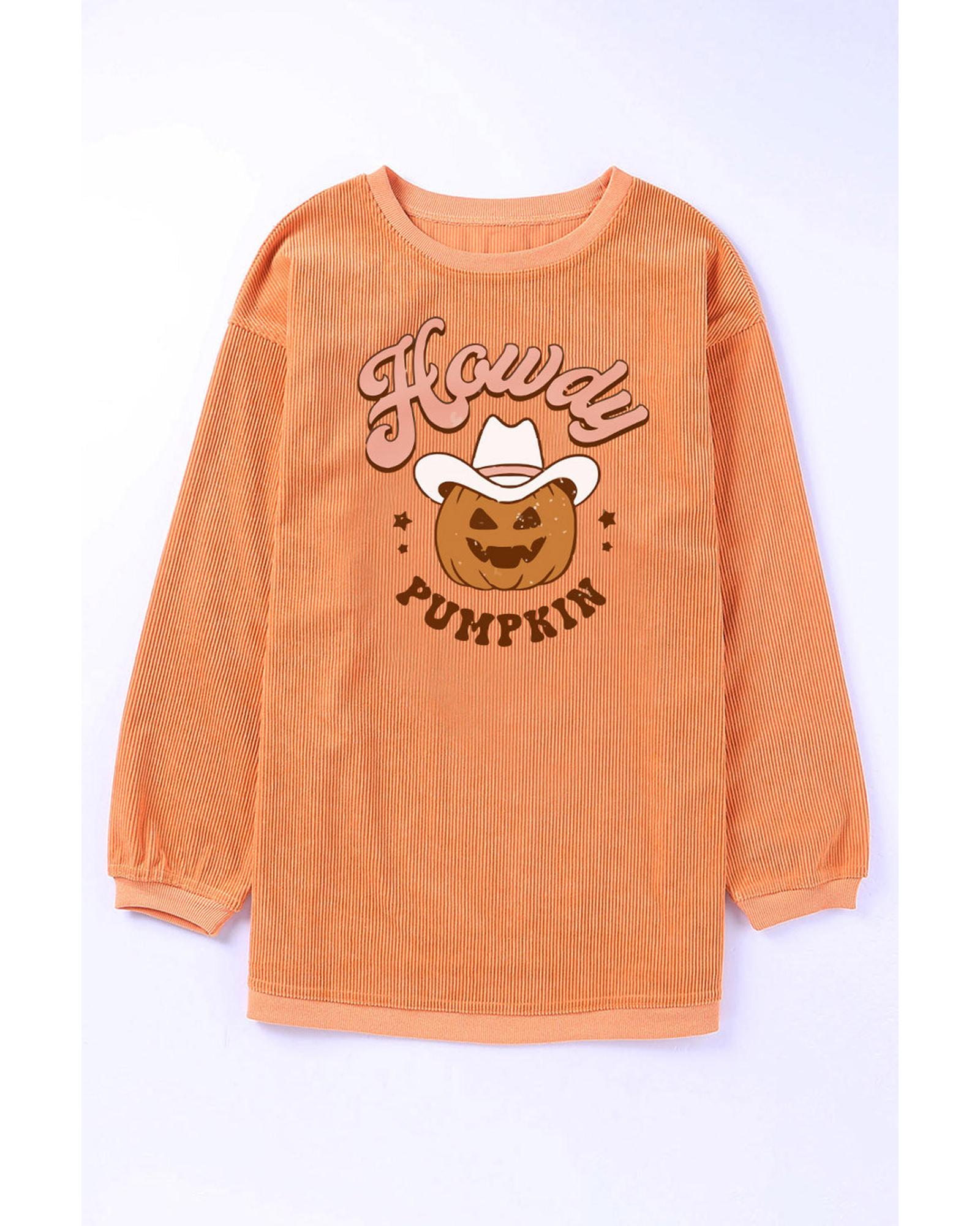 Azura Exchange Howdy Pumpkin Halloween Graphic Sweatshirt - L