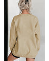 Parchment Festive Element Printed MERRY Christmas Graphic Sweatshirt - L