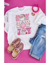 Beige Christmas Claus JOY Graphic Drop Shoulder Sweatshirt - 2XL