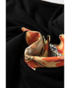 Black Thanksgiving Turkey Graphic Drop Shoulder Sweatshirt - XL