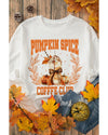 Beige PUMPKIN SPICE COFFEE CLUB Graphic Sweatshirt - 2XL