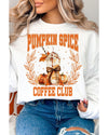 Beige PUMPKIN SPICE COFFEE CLUB Graphic Sweatshirt - 2XL