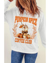 Beige PUMPKIN SPICE COFFEE CLUB Graphic Sweatshirt - 2XL