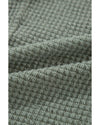 Laurel Green Waffle Knit Open Front Cardigan - L