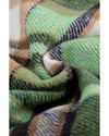 Green Geometric Plaid Print Pocketed Shacket - XL