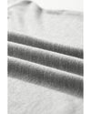 Gray Ribbed V Neck Tank - M
