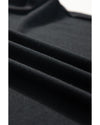 Black Ribbed V Neck Tank - M