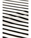 Black Stripe Chest Pocket Patch Round Neck Tank Top - S