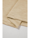 Tan Metallic Sheen Edge Scoop Neck Tank Top - S