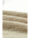 Gray Color Block Knitted Tank Top - L