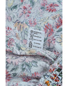 Multicolor Wrapped V Neck Floral Tank Crop Top - M