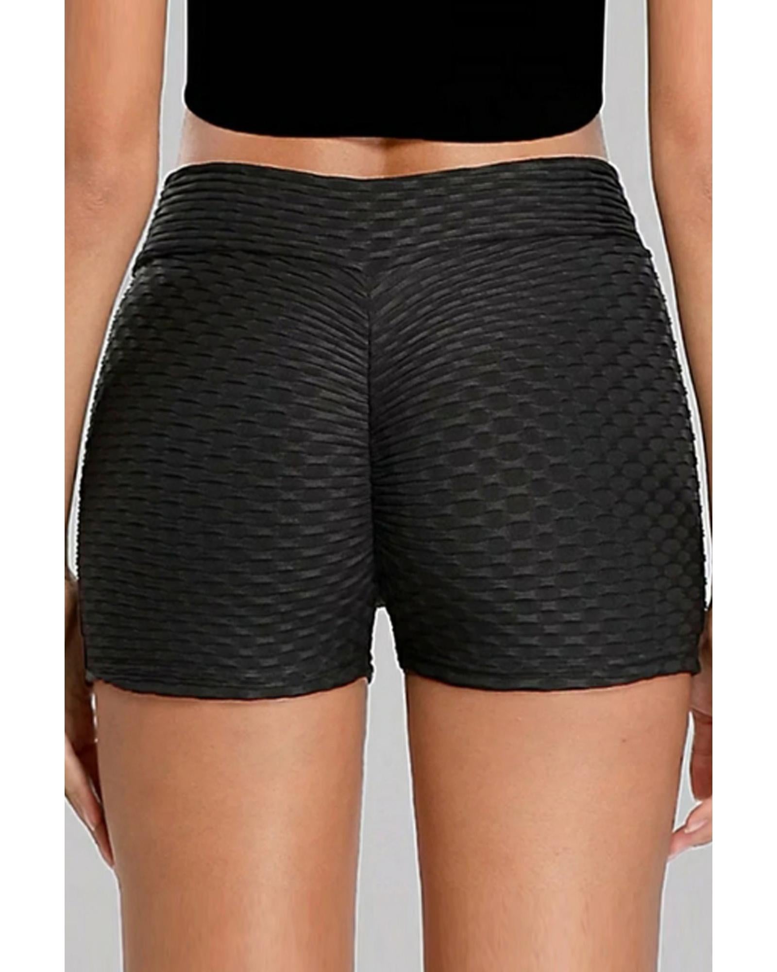 Azura Exchange High Waist Butt Lift Workout Shorts - L