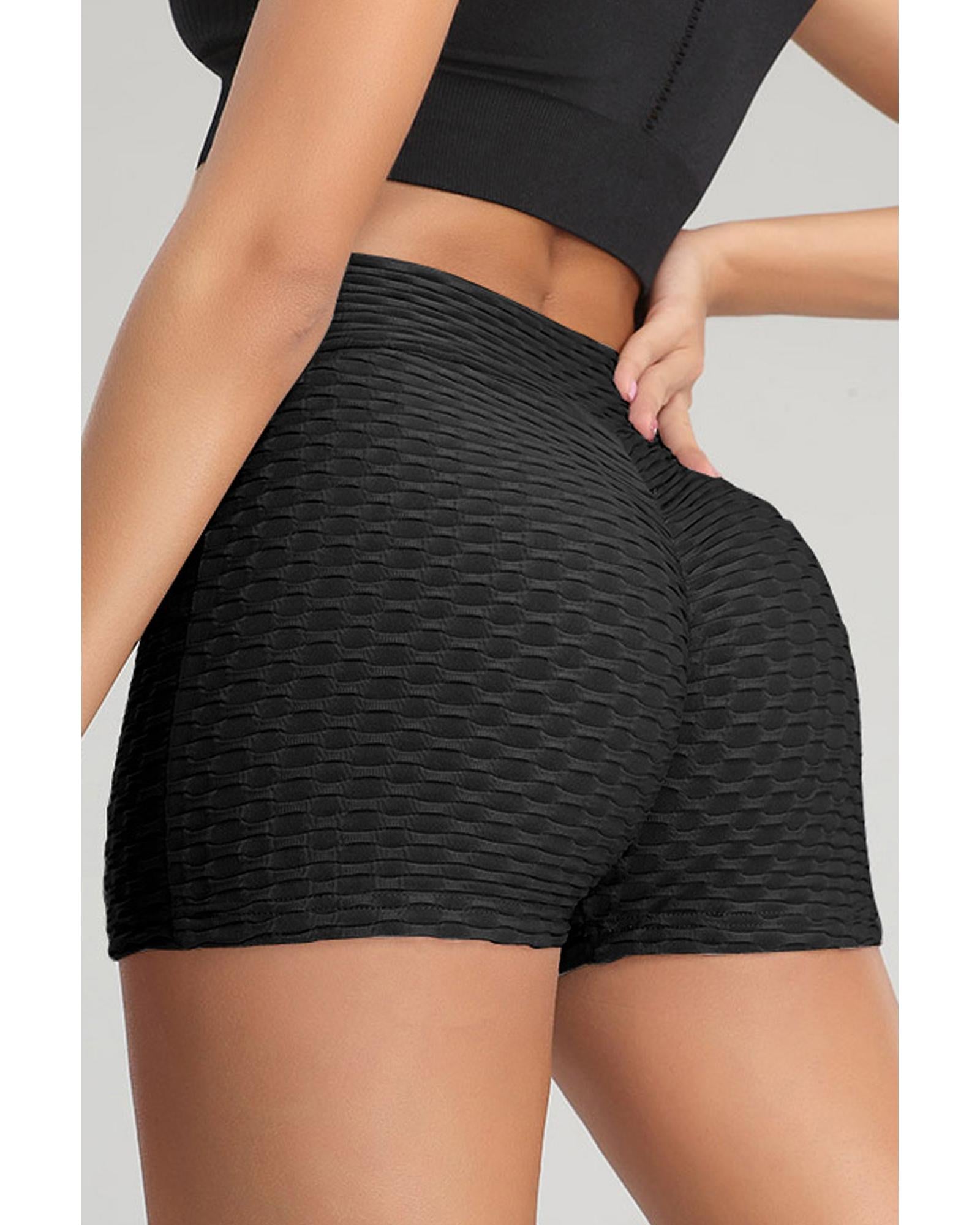 Azura Exchange High Waist Butt Lift Workout Shorts - S