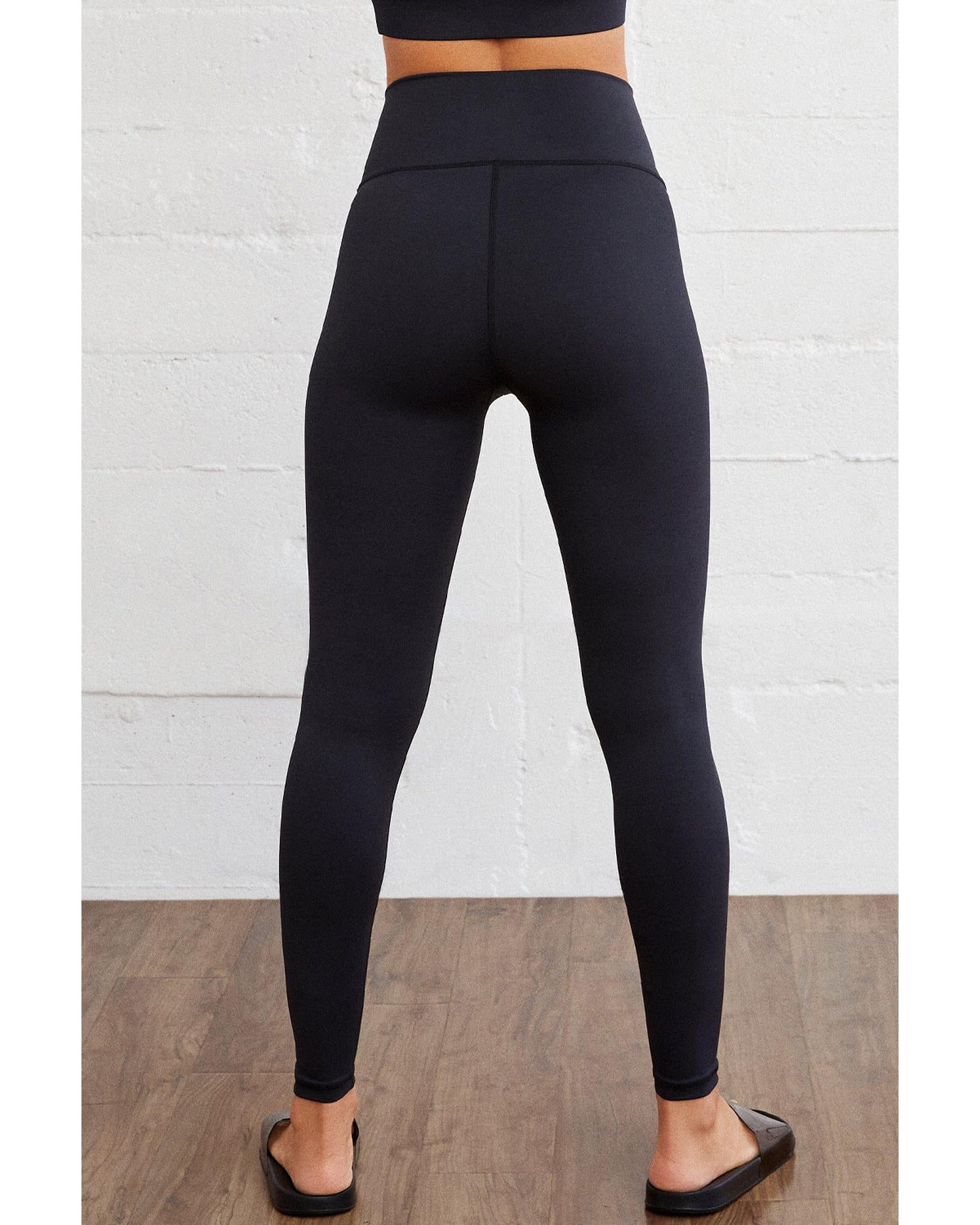 Azura Exchange Black Arched Waist Seamless Active Leggings - S