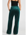 Evergreen Solid Drawstring Waist Wide Leg Pants - 2XL
