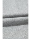 Gray Seamed Drawstring High Waist Wide Leg Sweatpants - 2XL