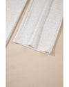 Light Grey Cross-Waist Wide Leg Lounge Pants - XL