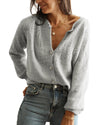 Hollow Out Buttoned Knit Cardigan - XL