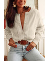 Apricot Lace Trim Ribbed Round Neck Button Up Cardigan - L
