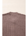Goat Cut Out Textured Knit Buttoned Cardigan - S