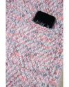 Pink Multicolor Confetti Open Front Knit Cardigan - M