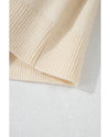 Jet Stream Bowknot Front Loose V Neck Knitted Cardigan - S