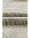 Gray Buttons Front Pocketed Sweater Cardigan - L