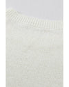 Slouchy Drop-shoulder Leopard Striped Colorblock Sweater - XL