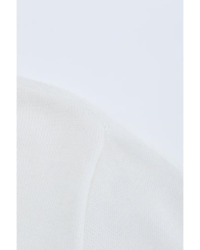 Gray Striped Colorblock Sweater - XL